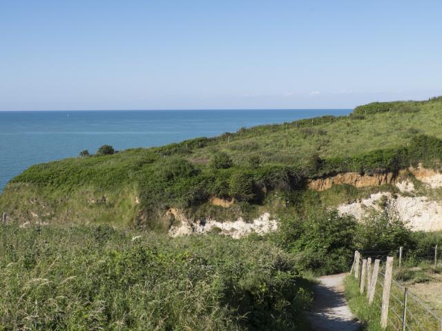 valleuse des Moutiers à Varengeville-sur-Mer (76) près de Dieppe sur la côte d'albâtre dans le pays de Caux