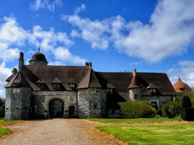 Entrée du Manoir d'Ango à Varengeville-sur-Mer.