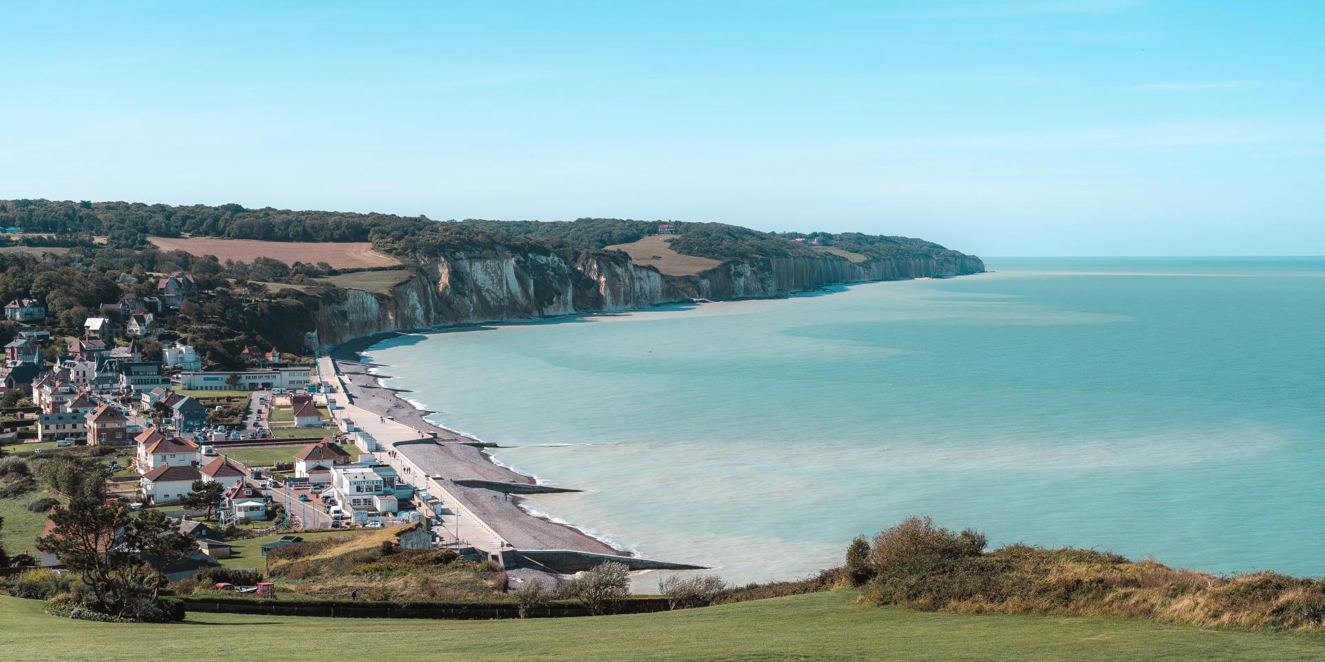 Le littoral à pied Dieppe, site
