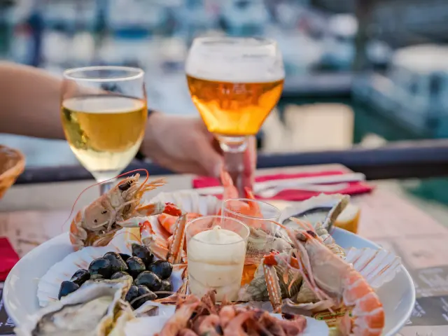 Repas Fruits De Mer Amoureux Port Dieppe Anibas Sma 3