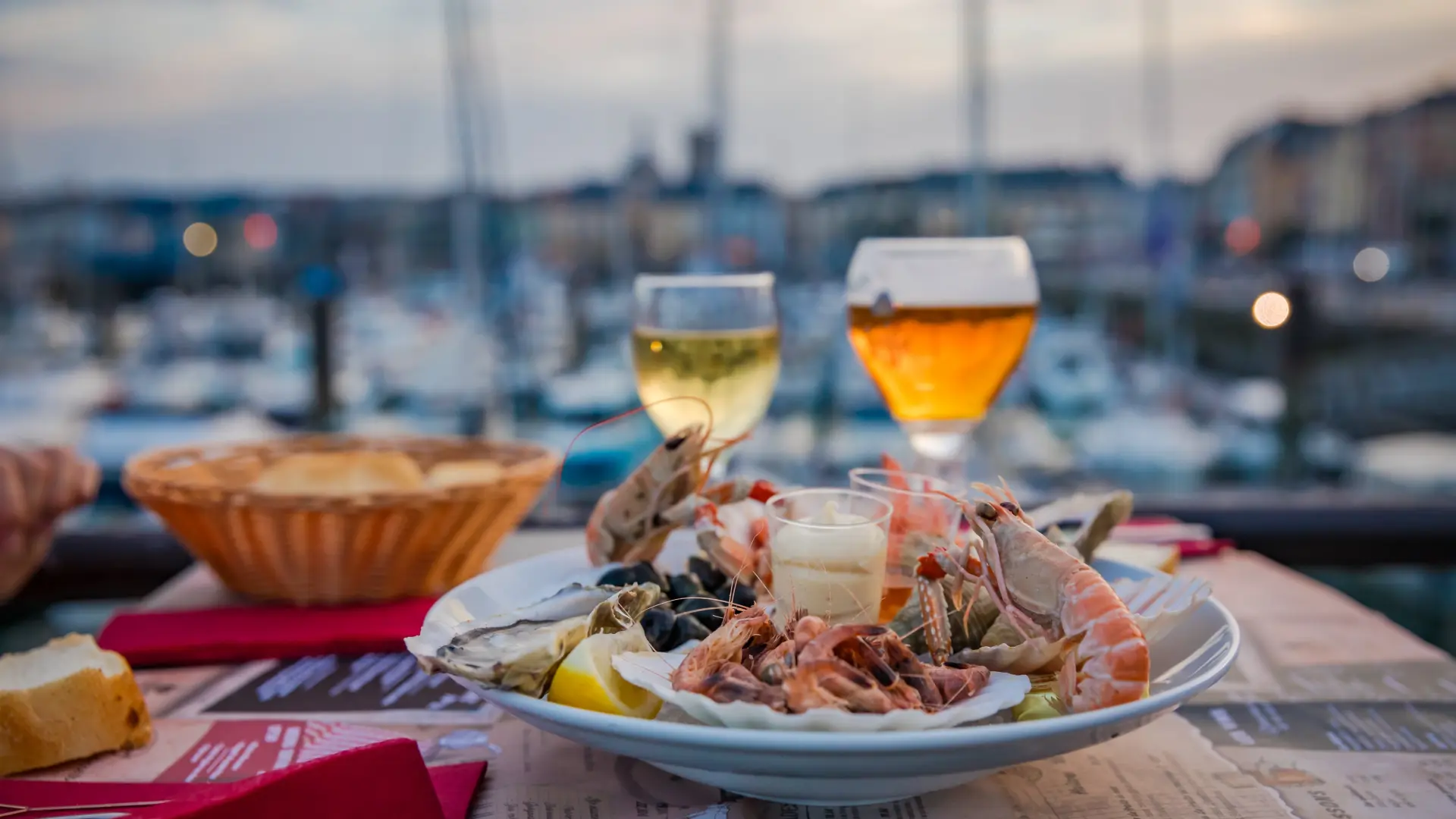 Repas Fruits De Mer Amoureux Port Dieppe Anibas Sma 4