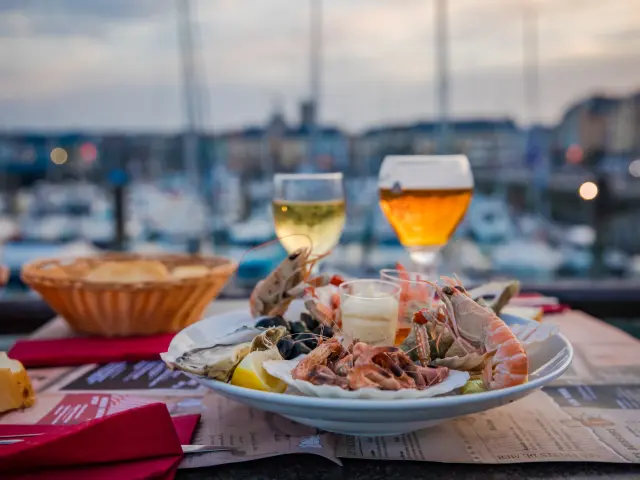 Repas Fruits De Mer Amoureux Port Dieppe Anibas Sma 4