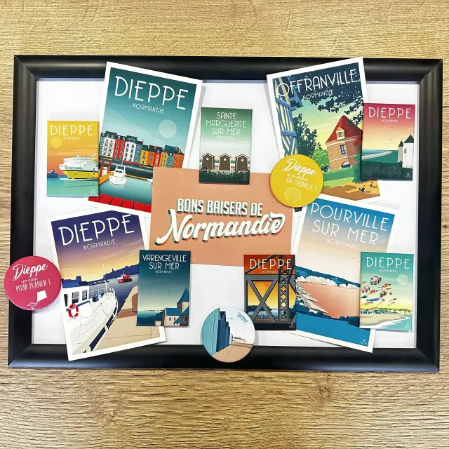 Magnets, cartes postales MOVI