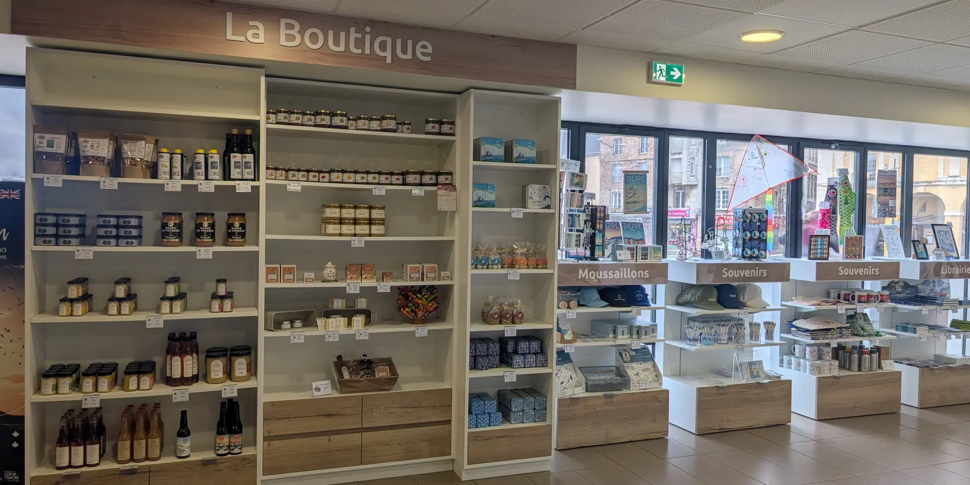 Boutique de l'Office de Tourisme de Dieppe