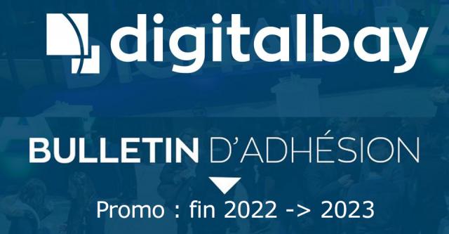 Adhésion Digital Bay 2022 2023