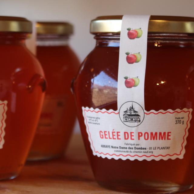 Gelée de pomme de l'Abbaye Notre Dame des Dombes au Plantay