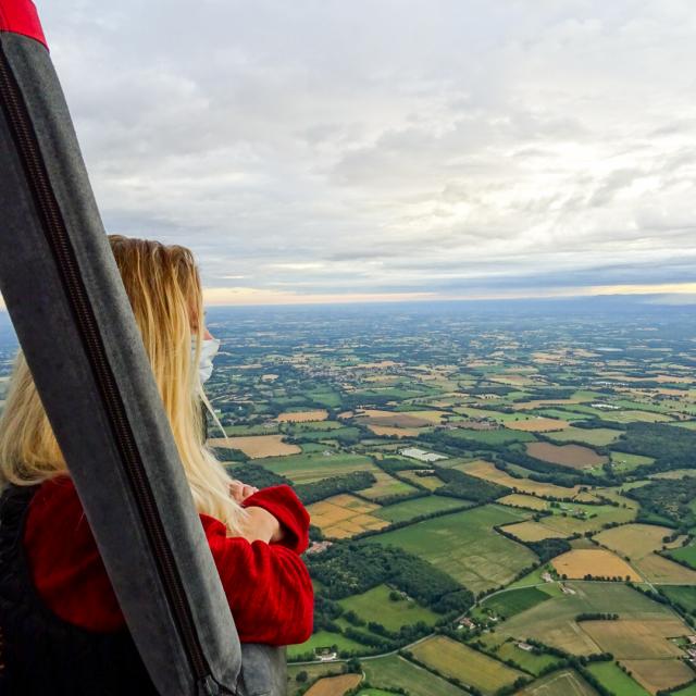 Vol en montgolfière en Dombes au départ de Chatillon sur Chalaronne