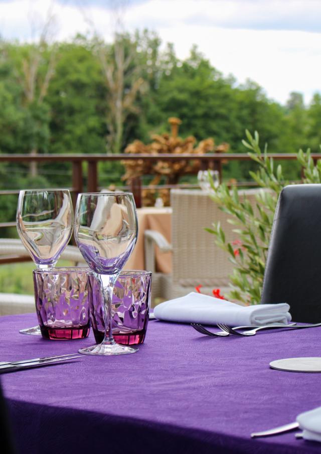 Restaurant à Châtillon sur Chalaronne Auberge de Montessuy Terrasse