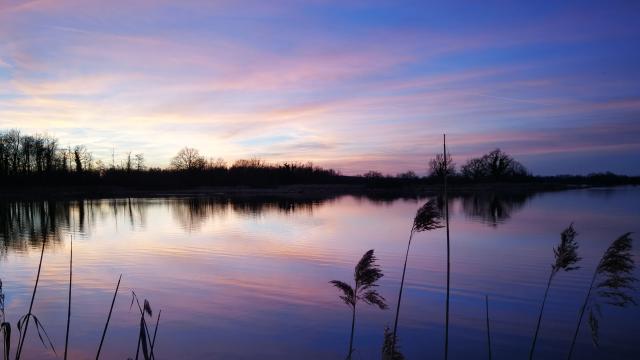 Coucher De Soleil à Bouligneux