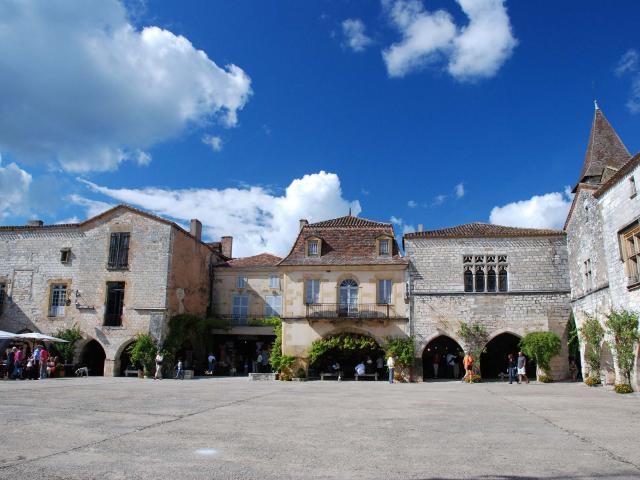 Bastide de Monpazier en Dordogne