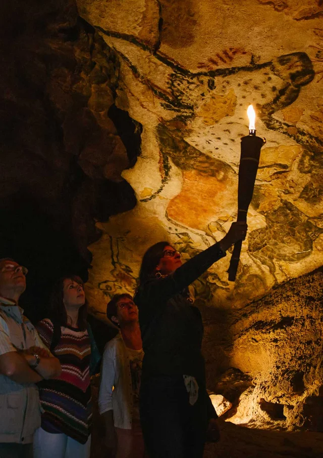 Grotte de Lascaux II à Montignac en Dordogne Périgord