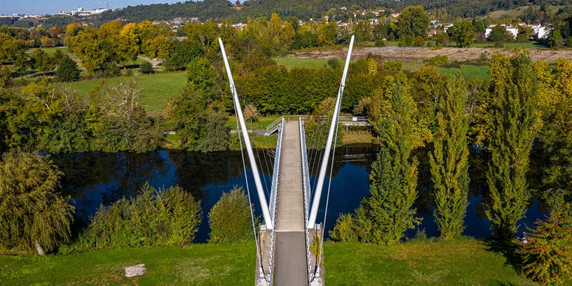 Voie Verte de la Vallée de l'Isle, Passerelle de Boulazac