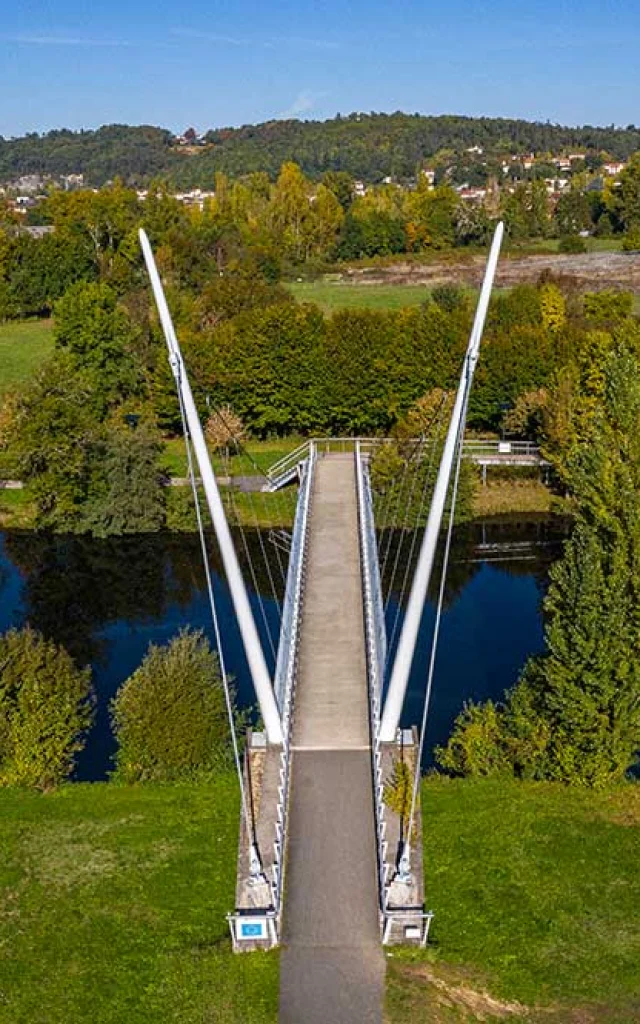 Voie Verte de la Vallée de l'Isle, Passerelle de Boulazac