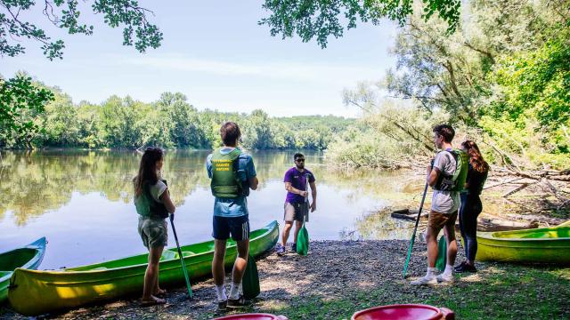 Canoë sur la Dordogne