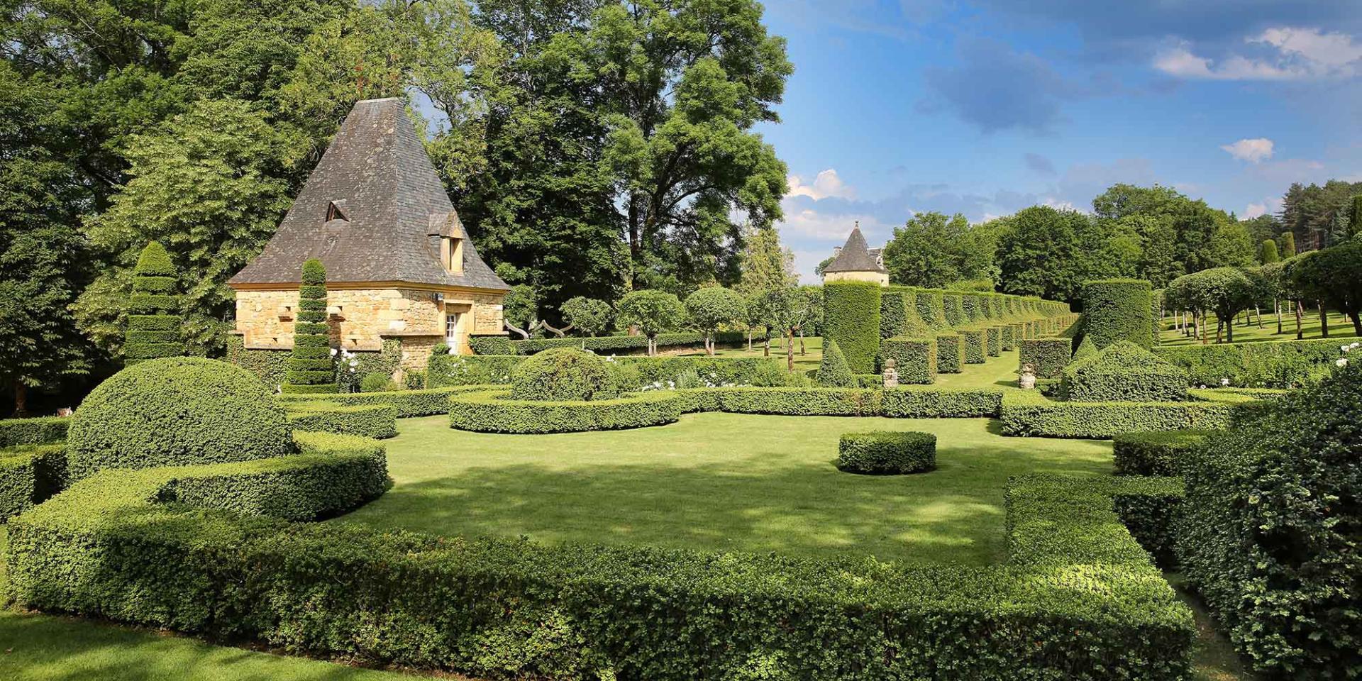 Jardins du Manoir d'Eyrignac à Salignac-Eyvigues