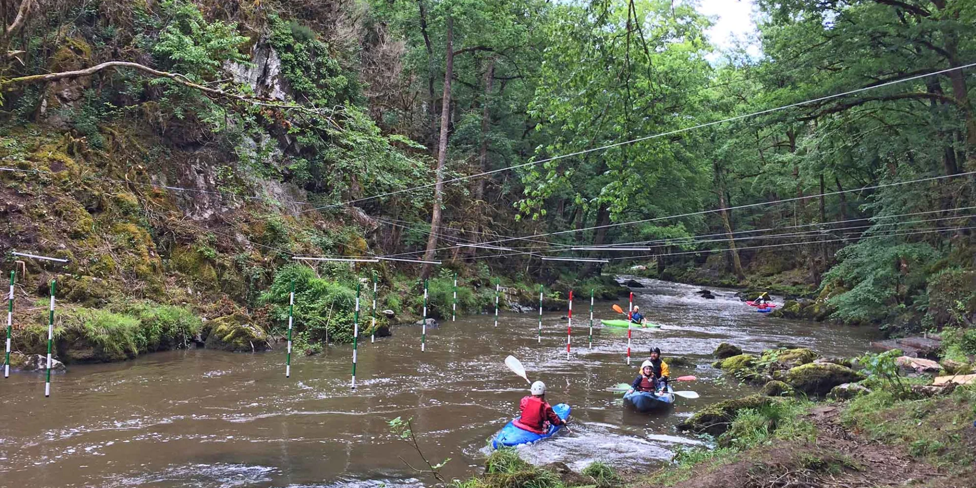 Kayak sur l'Auvézère