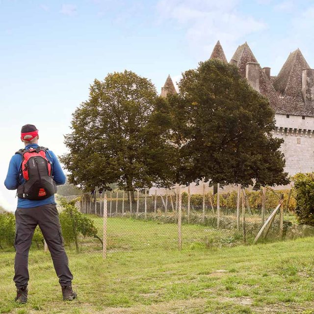 Randonnée pédestre et château de Monbazillac