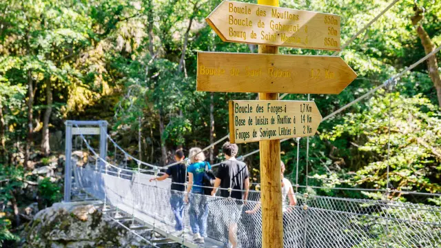 Randonnée dans les gorges de l'Auvézère