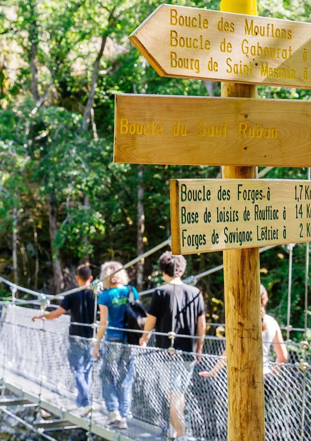 Randonnée dans les gorges de l'Auvézère