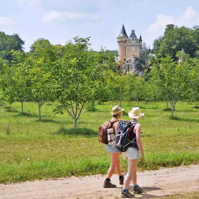 Randonnée et Château de Bellecayre