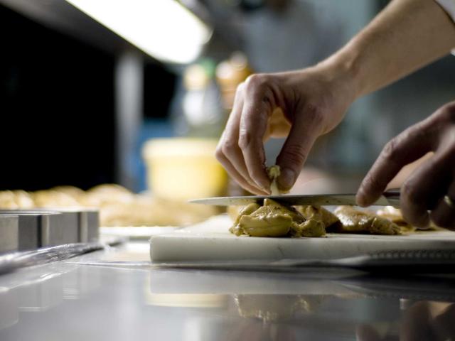 Préparation foie gras