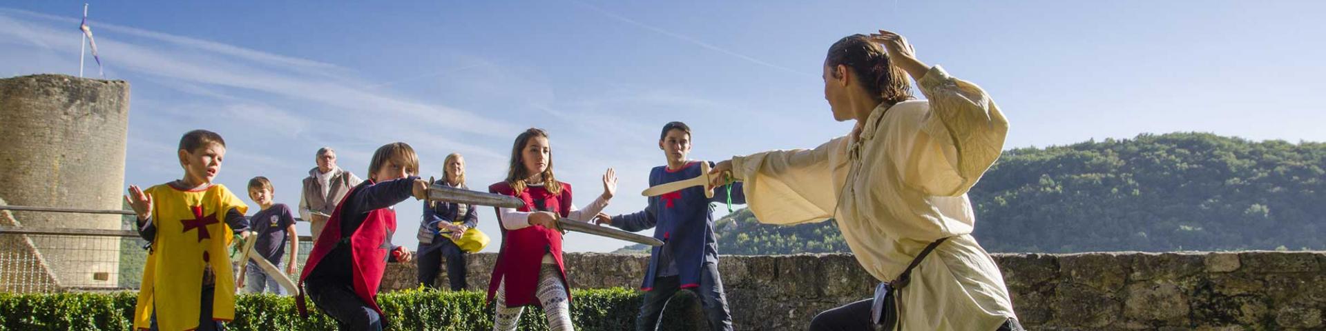Animations au château de Castelnaud