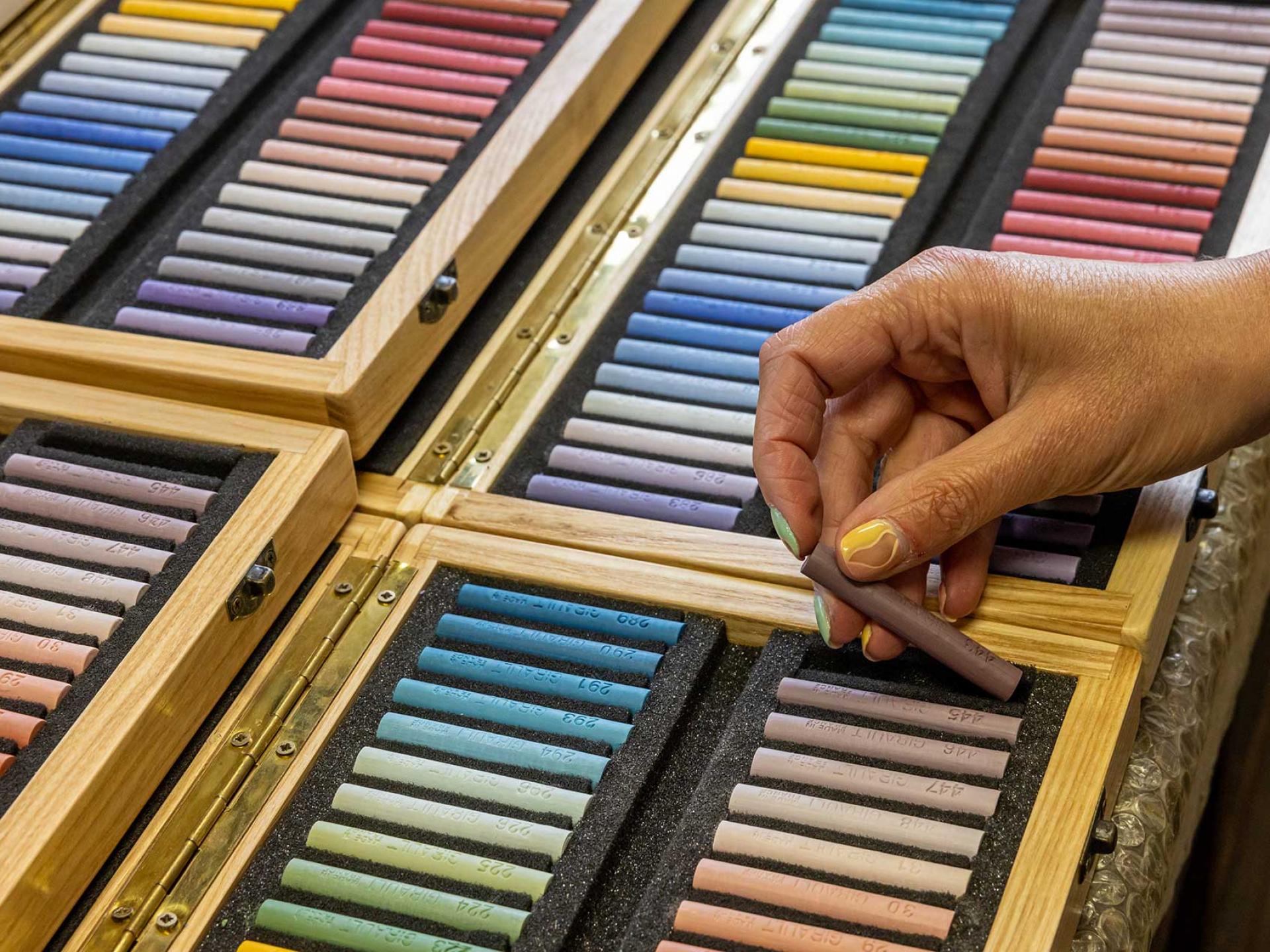 La fabrication du pastel, tout un art ! Dordogne Périgord Tourisme