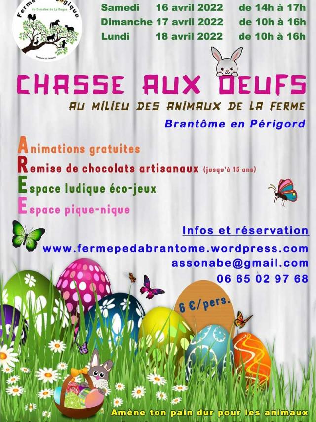 Ferme Roque Chasse Oeufs Paques