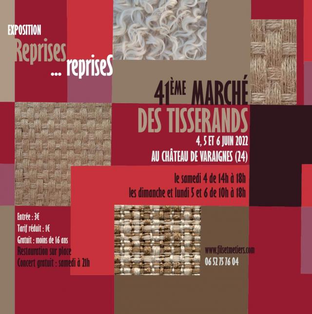 Marche Tisserands Varaignes 2022 Affiche