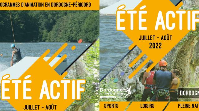 Ete Actif Dordogne 2022 Visuel