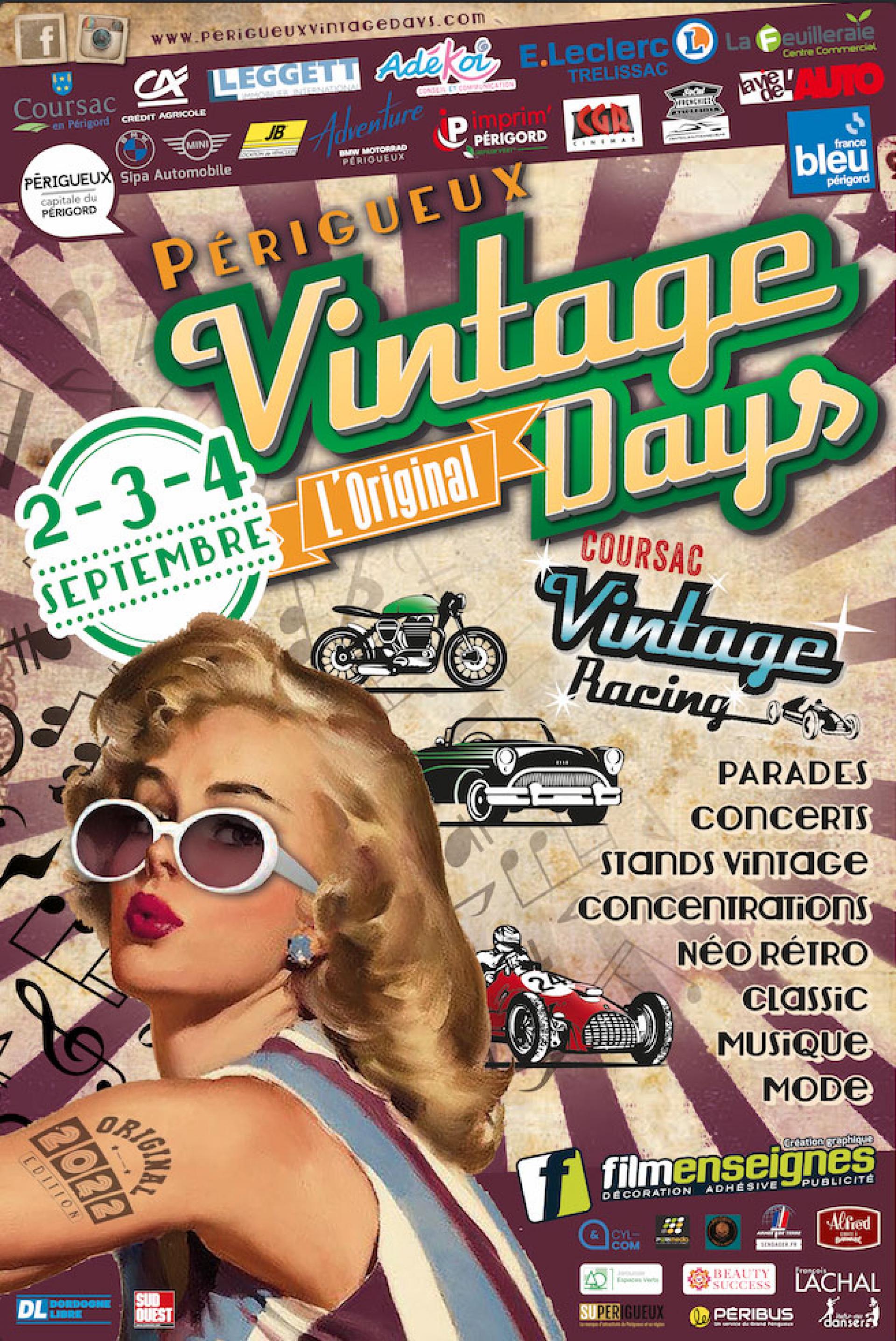 Périgueux Vintage Days Dordogne Périgord Tourisme
