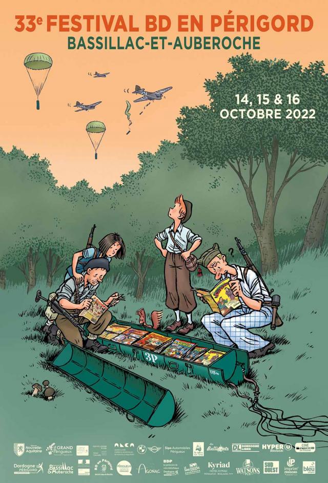Festival Bande Dessinee Bassillac 2022 Affiche