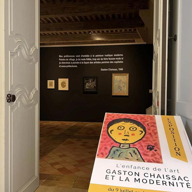 Expo Gaston Chaissac au Château de Biron