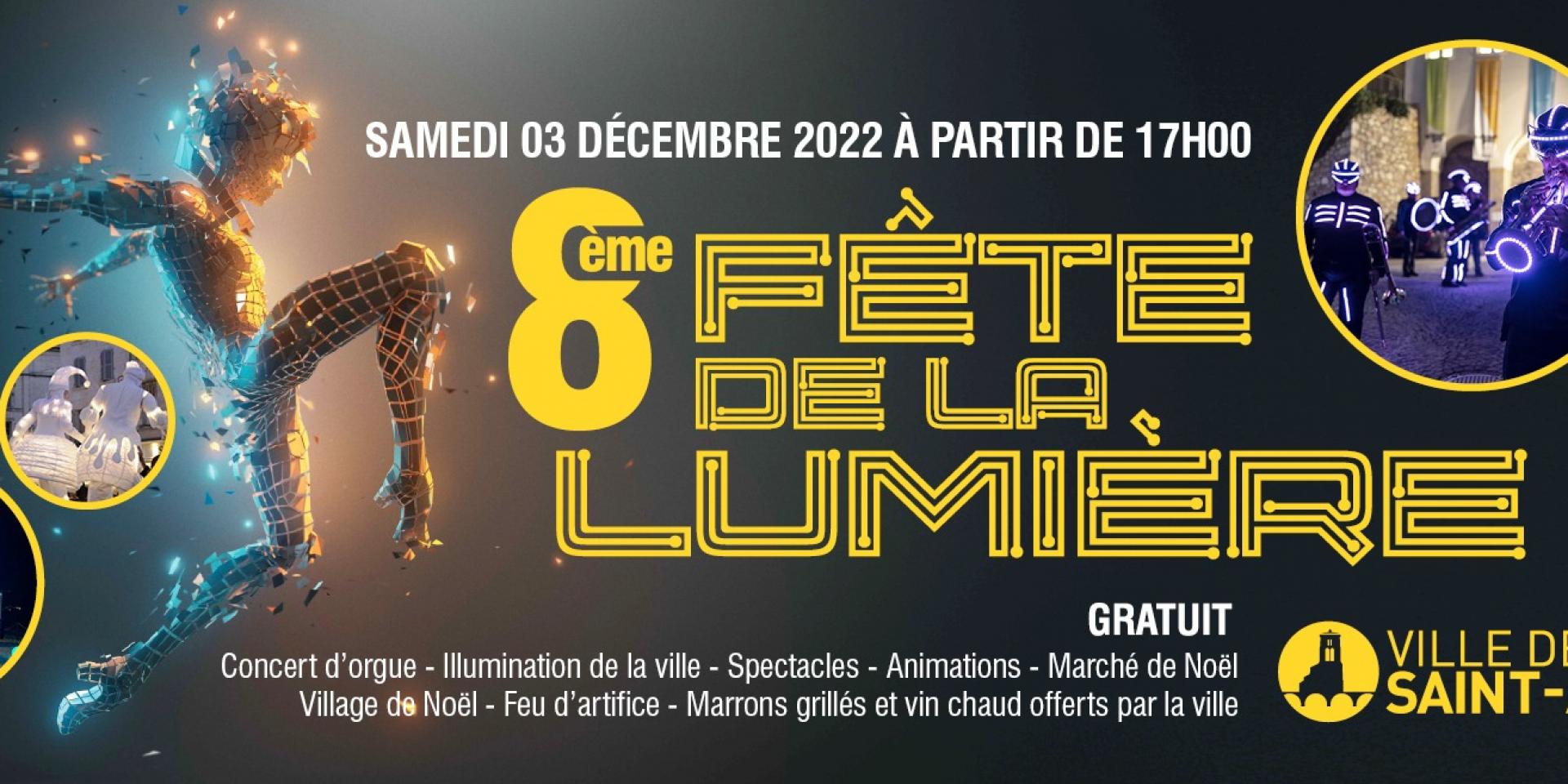 Visuel Fete Lumiere Saint Astier 2022