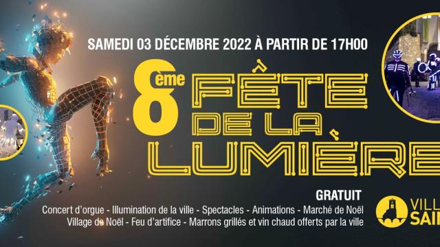 Visuel Fete Lumiere Saint Astier 2022