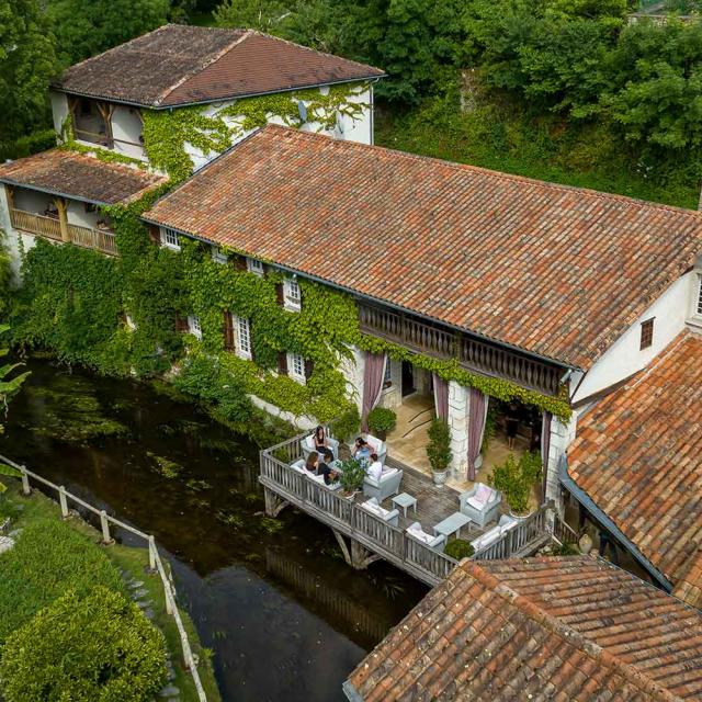 Hôtel-restaurant Moulin du Roc à Champagnac de Belair