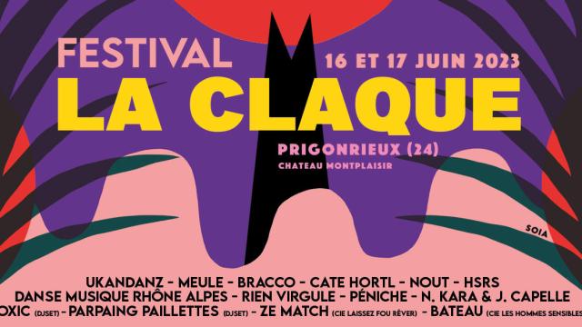 Festival Claque Prigonrieux 2023 Visuel