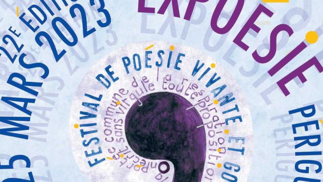 Festival Expoesie Perigueux 2023 Visuel