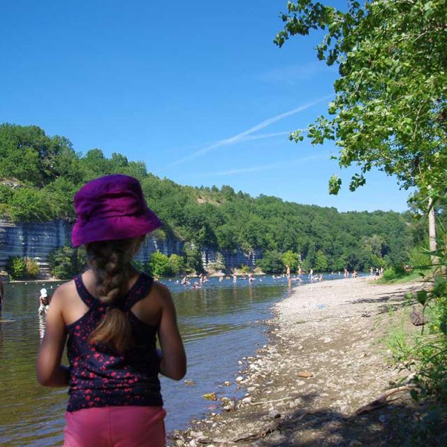 Plage du Bac de Sors à Alles-sur-Dordogne