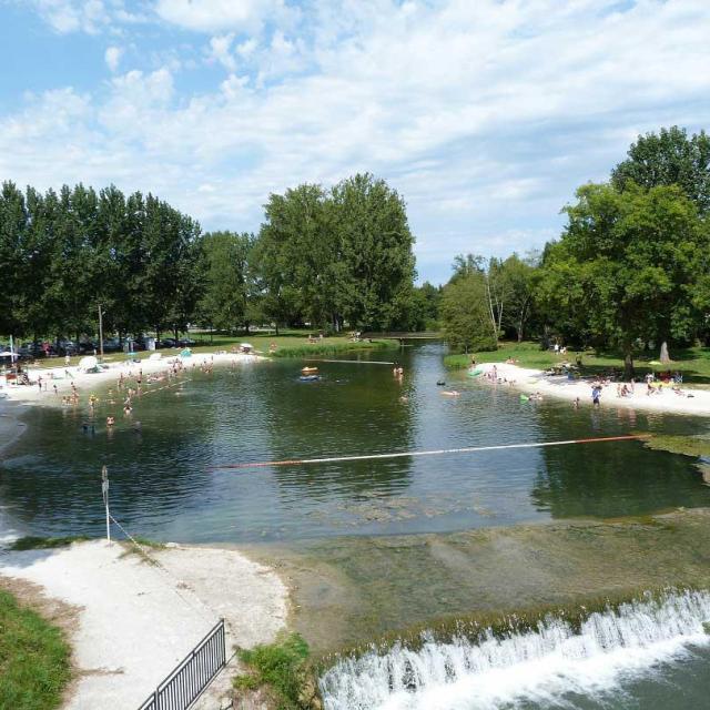 Plage de Saint-Aulaye Puymangou