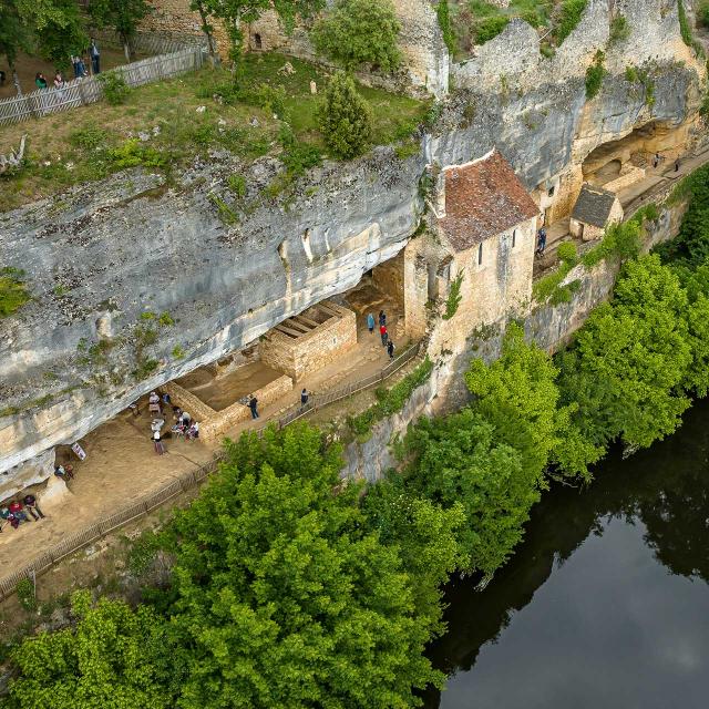 Village troglodytique de La Madeleine à Tursac