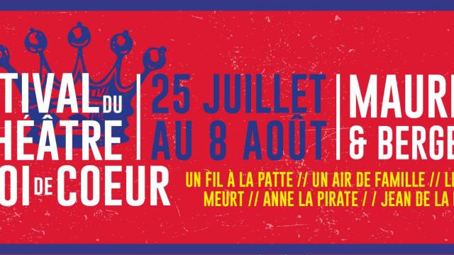 Festival Theatre Roi De Coeur Maurens 2023 Visuel