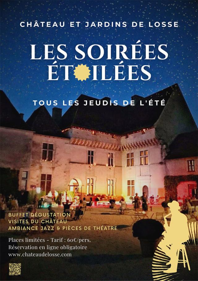 Soirées étoilées au Château de Losse à Thonac