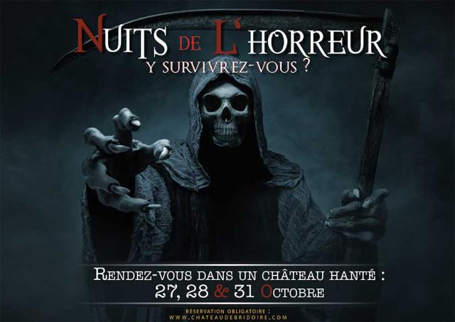 Nuits Halloween Chateau Bridoire