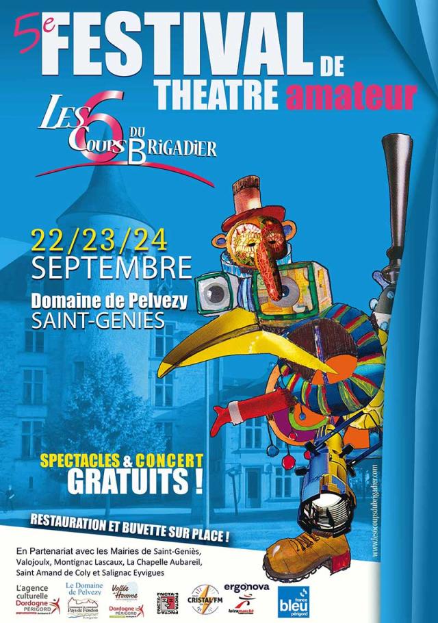 Festival 6 Coups Brigadier 2023 Affiche