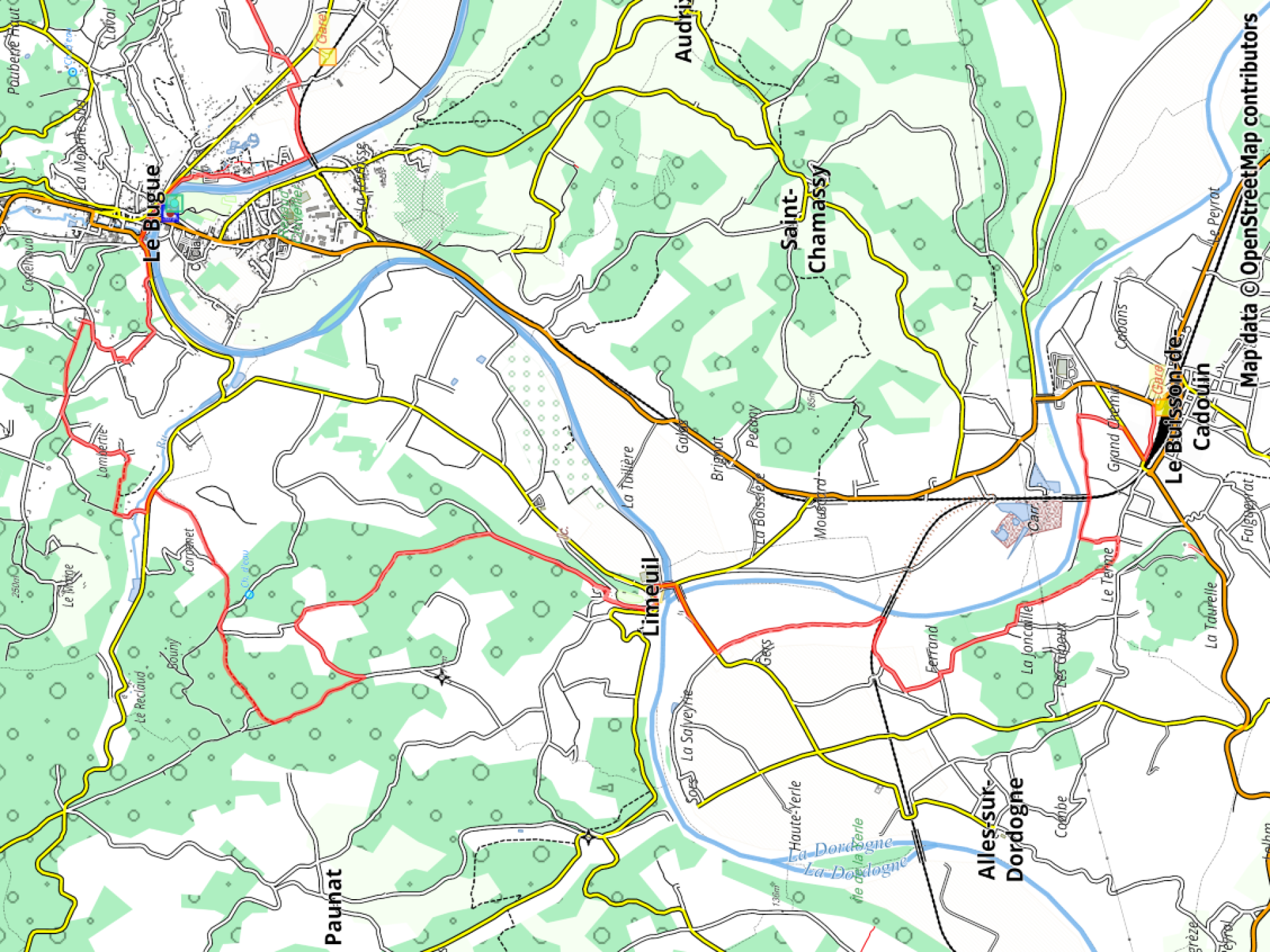 Etape 6 Le Bugue Limeuil Le Buisson Dordogne Périgord Tourisme
