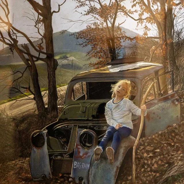 It's my new car - Pastel de Michèle Duretête-Brodel