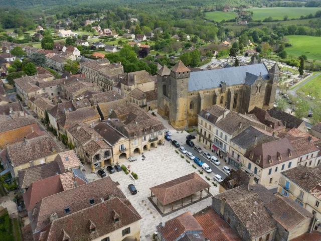 Vue aérienne village_beaumontois_en_perigord_© Dordogne Libre