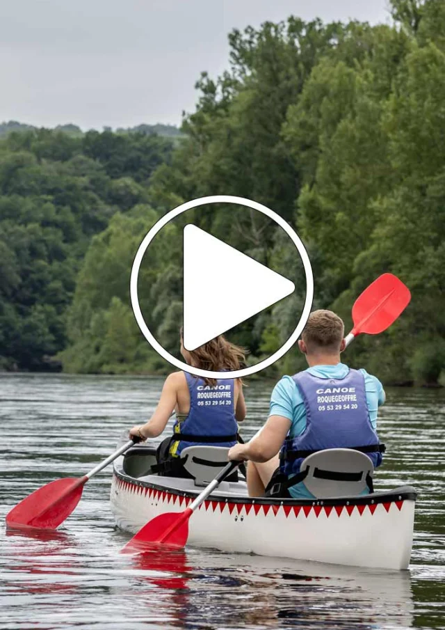 Canoë sur la Dordogne