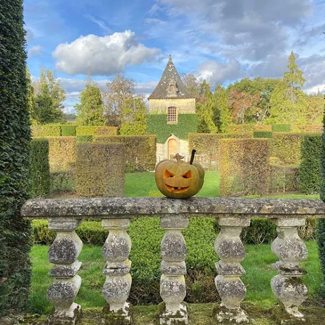 Animation Halloween aux Jardins d'Eyrignac